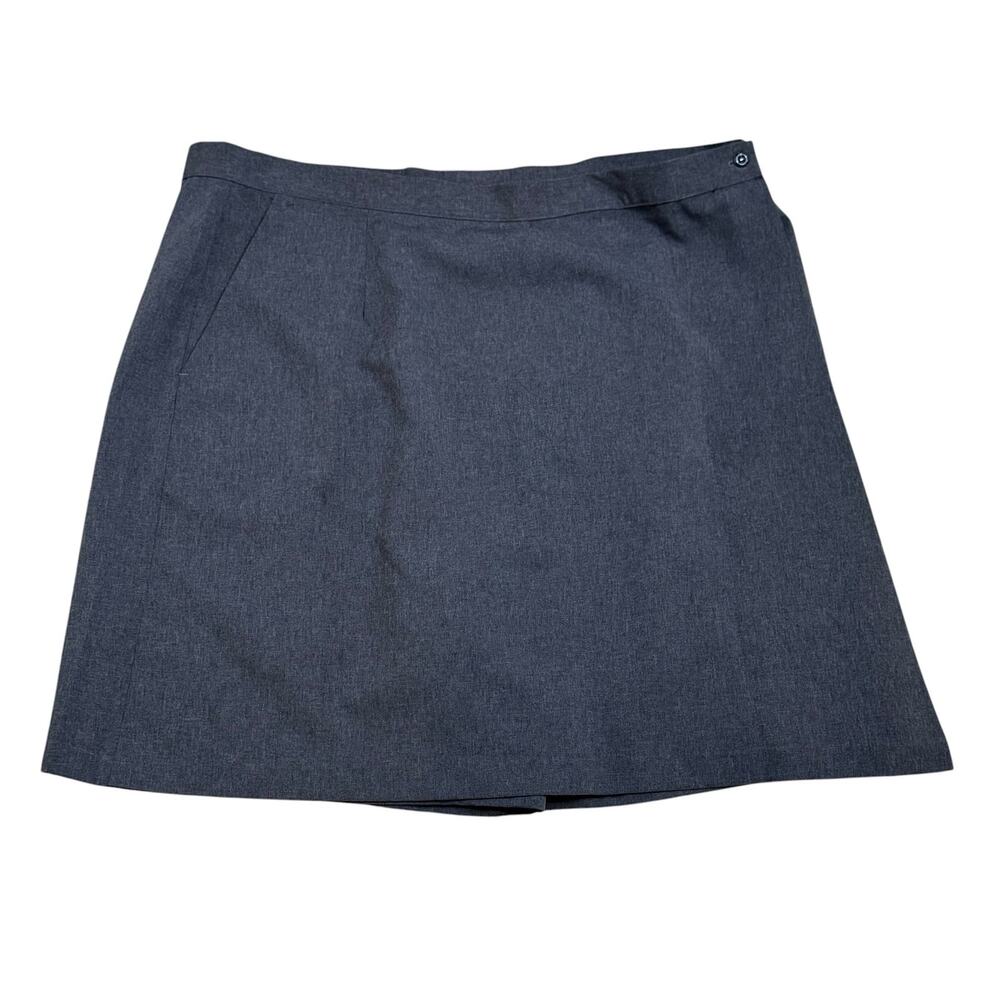 Flying Cross Gray Plus Size Skort Work Uniform Made in the USA